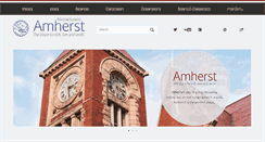 Desktop Screenshot of amherstma.gov